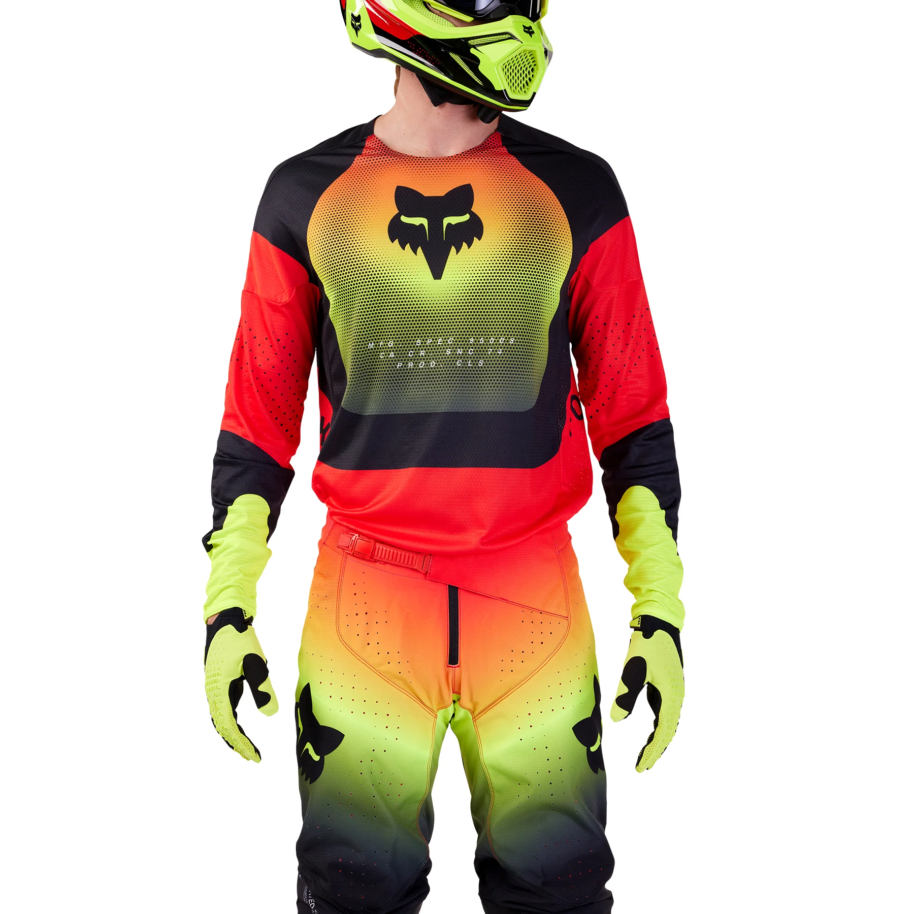 2024 fox 360 revise red yellow mx kit combo