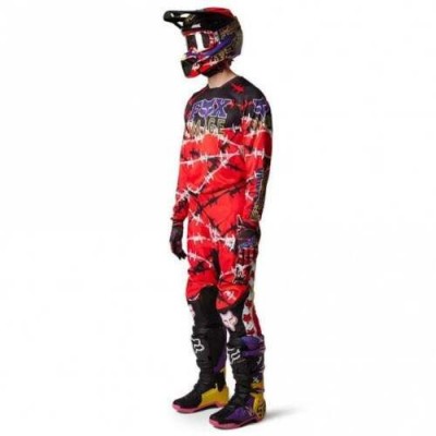 Fox (MX23) Jersey/Pant Bundle - 180 - BARB WIRE - Fluo Red