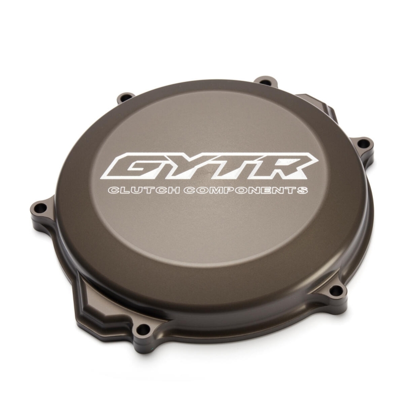 gytr® billet clutch cover gyt-5xf35-10-al - gun metal  yz250 2006-2023