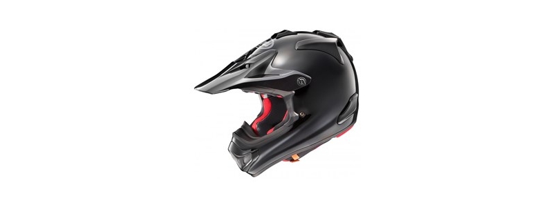helmet mx-v plain black