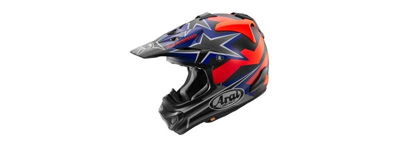 helmet mx-v stars and stripes dark