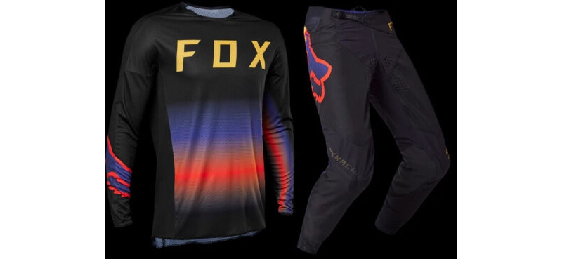 fox 360 fgmnt motocross kit adult grey orange offroad mx jersey pant combo