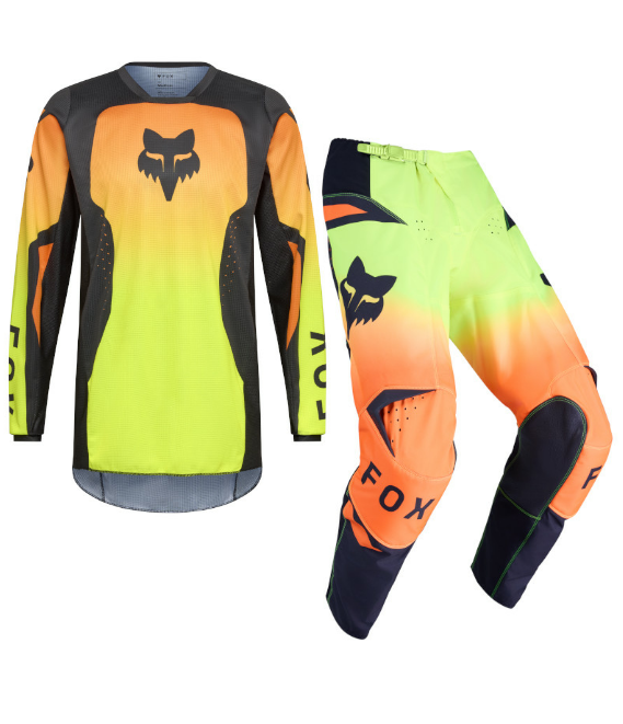 2026 Fox 180 Shield Motocross Gear Flo Yellow