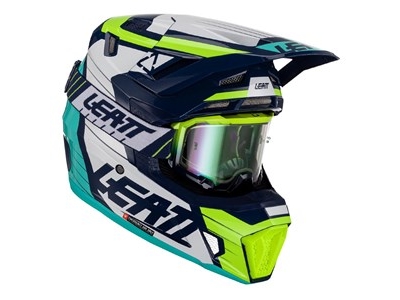 helmet moto 7.5 v23 blue includes 4.5 goggle