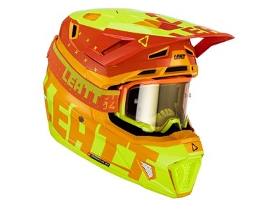 helmet moto 7.5 v23 citrus includes 4.5 goggle