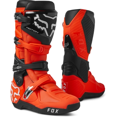 2023 fox motion motocross boots flo orange