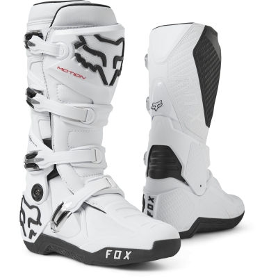 2023 fox motion motocross boots white
