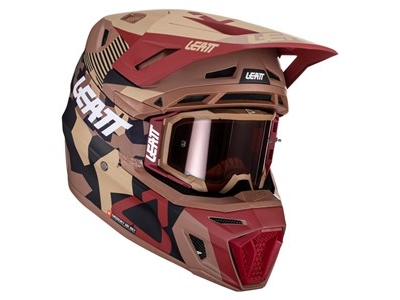 helmet moto 8.5 v24 ruby stone includes 5.5 goggle + helmet bag