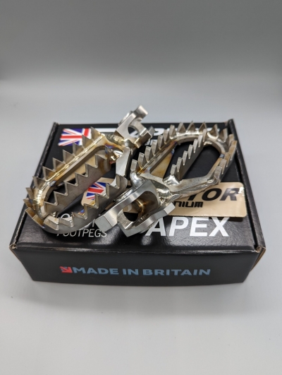 rx013 apex titanium footpegs for yamaha 450 2023 model only