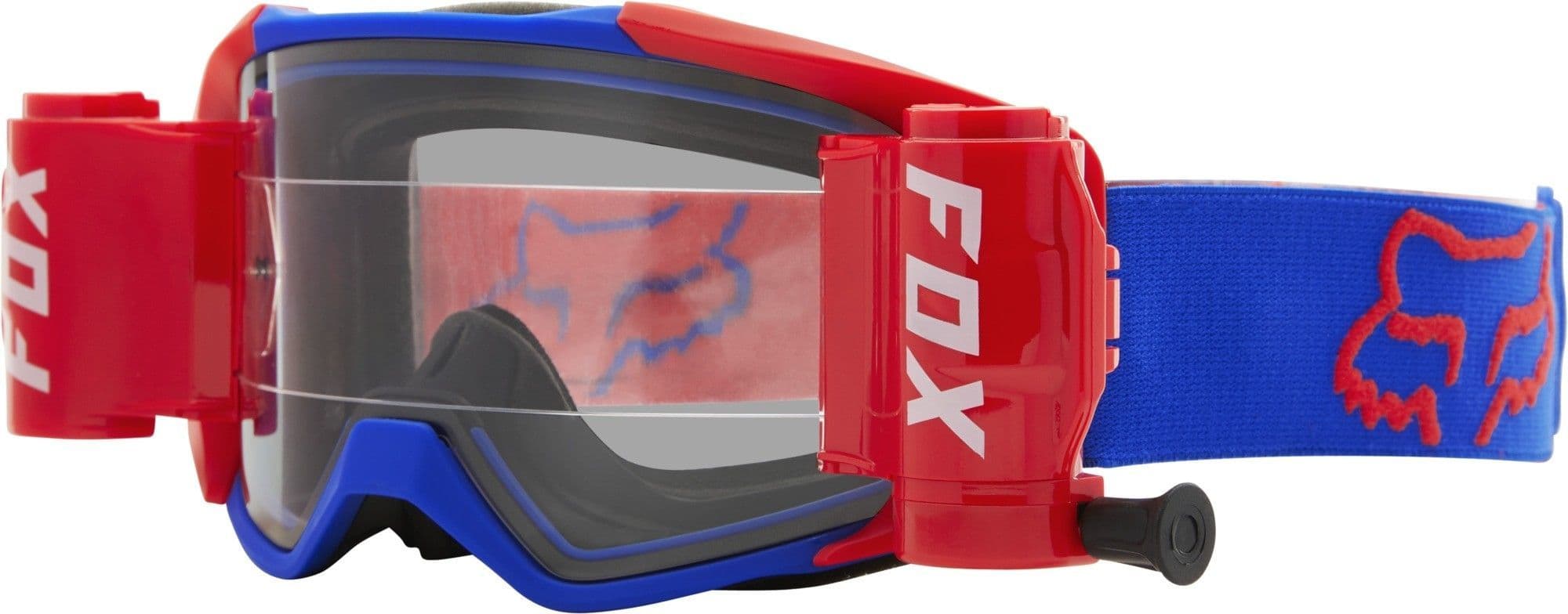 2021 Fox VUE STRAY Motocross Roll Off Goggles Blue